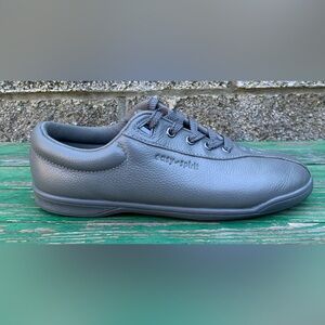 Easy Spirit Womens Ap1 Sneaker Size 6.5 Grey  Leather Shoes Walking Comfort New